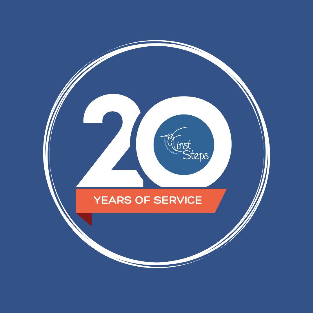 🎉First Steps ED is 20 in 2024!🎉 Thank you to everyone who has supported us over the past 20 years. Stay tuned in 2024 for a year of celebrations, and here’s to 20 years of success, growth, and transformation! 💙 #20Years #EDCharity