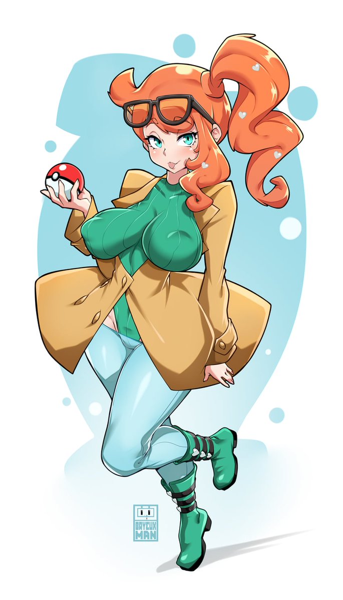filternude2058's tweet photo. Pokemon: Sonia https://t.co/sABOyqNqiI