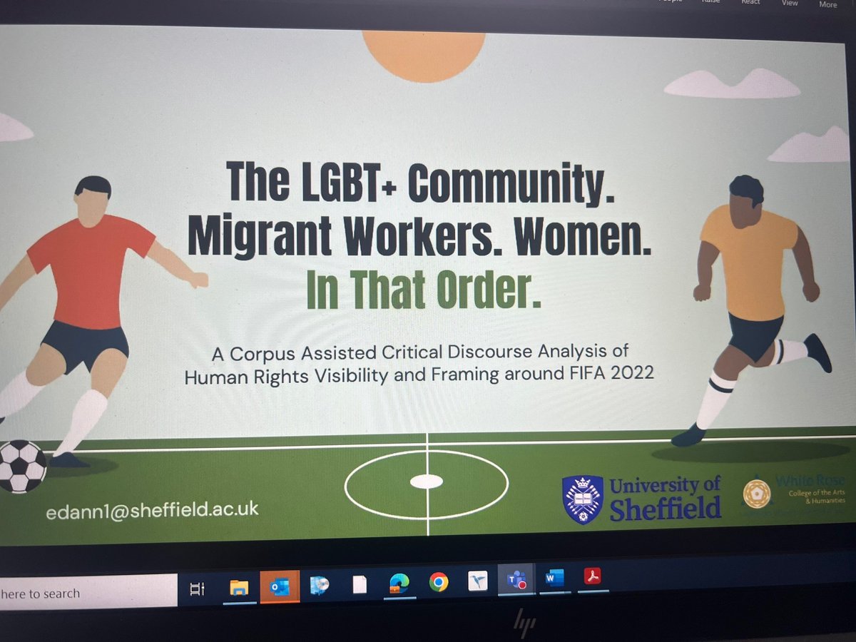 So many interesting talks today as part of today's Language, Gender and Sexuality in Sport conference <a href="/dmuleicester/">dmuleicester</a> <a href="/LGaS_baal/">BAAL Language, Gender & Sexuality SIG</a> 

#LGaSSIG15