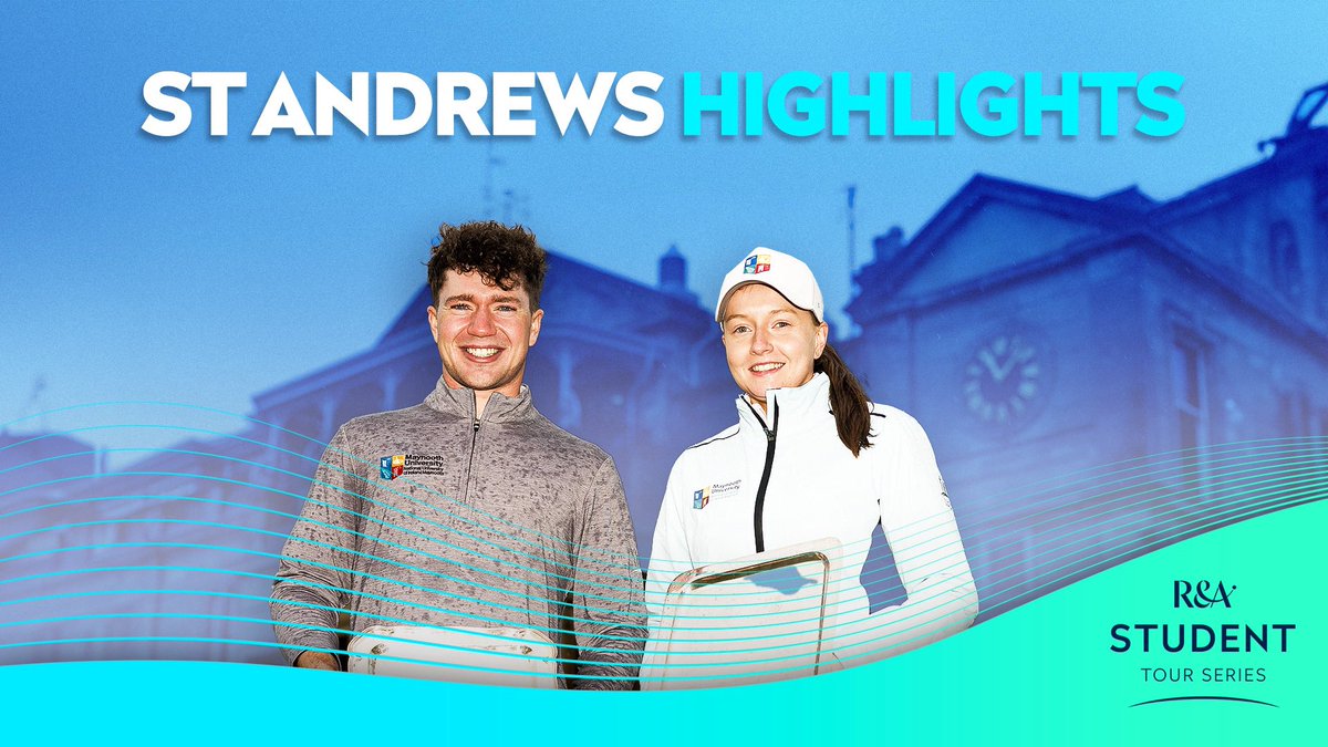 🏡 @TheHomeofGolf set the stage for a rainy Student Tour Series Final 🌧️🏆 Watch the full highlights from St Andrews 👉 bit.ly/STSFinalStAndr…