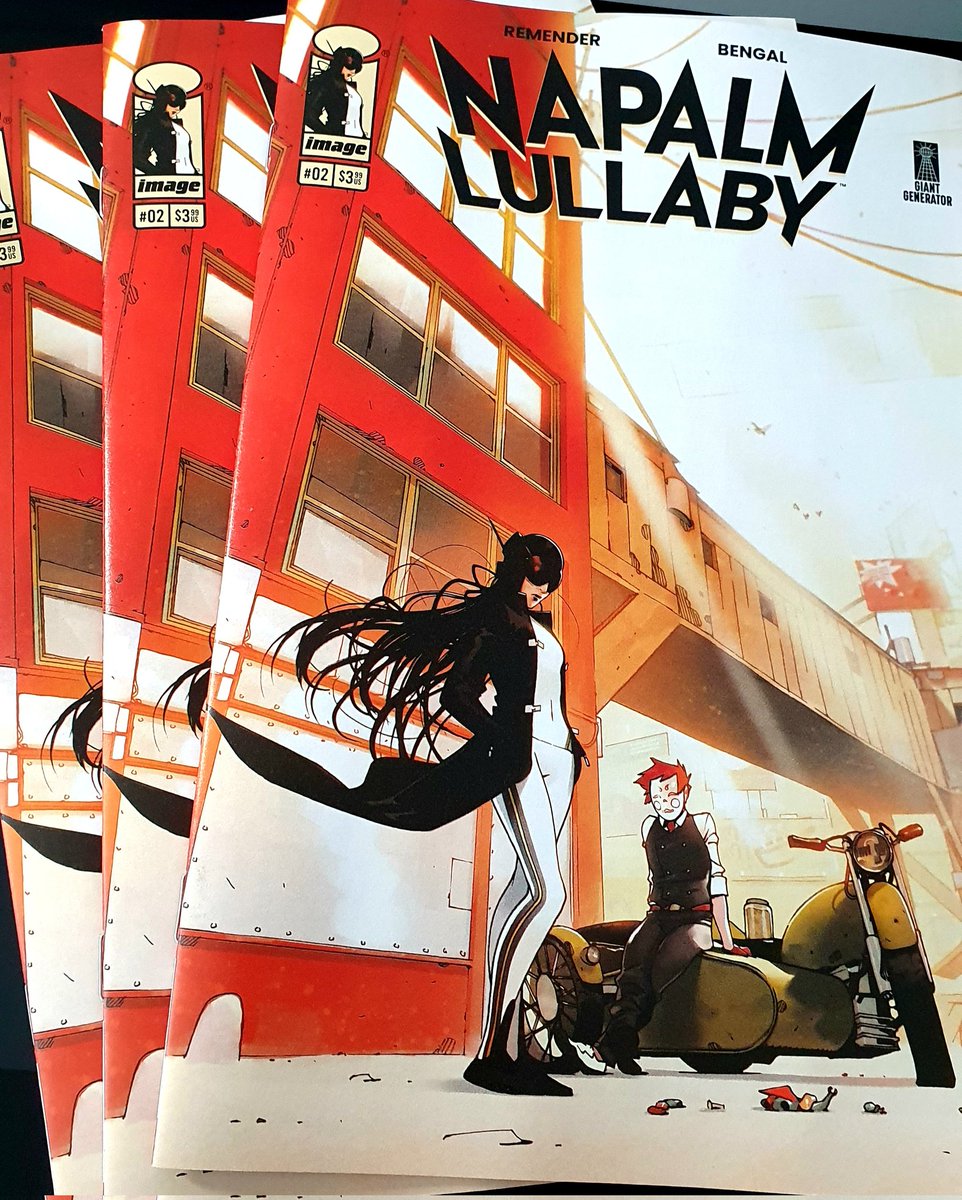 #NapalmLullaby issue #2 with deranged genius writer @Remender coming your way soon! April 10 from @ImageComics 🔥