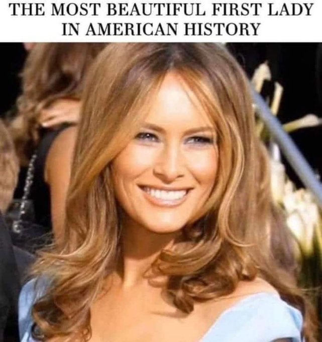 I don't think I'm the only one who thinks so! Are you ready for her to be back in the White House? #Trump2024