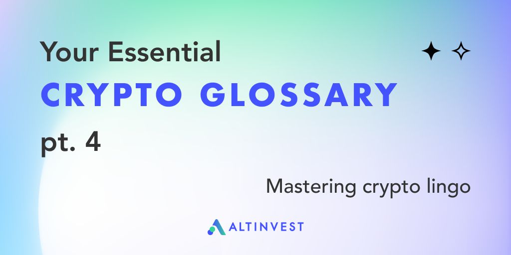 Again ALTINVEST comes back with your essential crypto glossary! Ready to decode the world of cryptocurrency? Let's dive in together. 💡#Web3Explained #CryptoExlpained #Blockchain101 #ALTINVEST #BitfinexLendingBot 
(1/7)