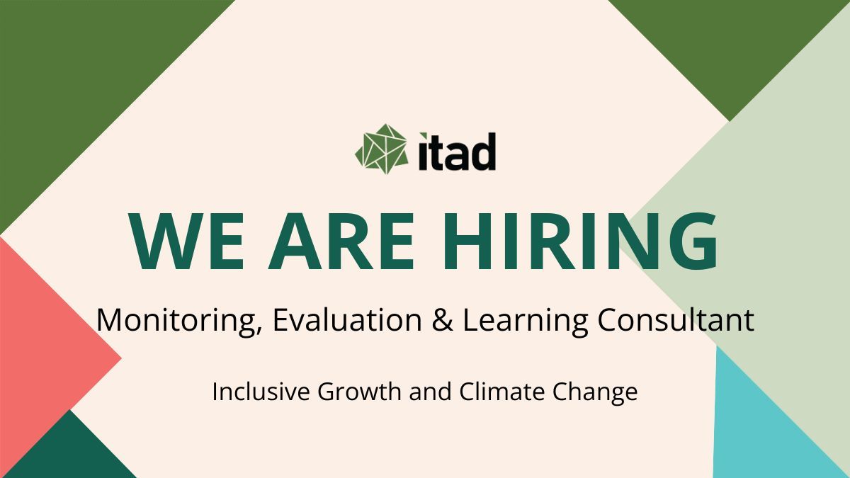 🔎 We are looking for an #MEL Consultant to join our Inclusive Growth and Climate Change practice 🌱 You will support the growth of our climate and nature portfolio, including delivering MEL projects. 👉 bit.ly/499ei7 #Devjobs #ClimateChange #InclusiveGrowth