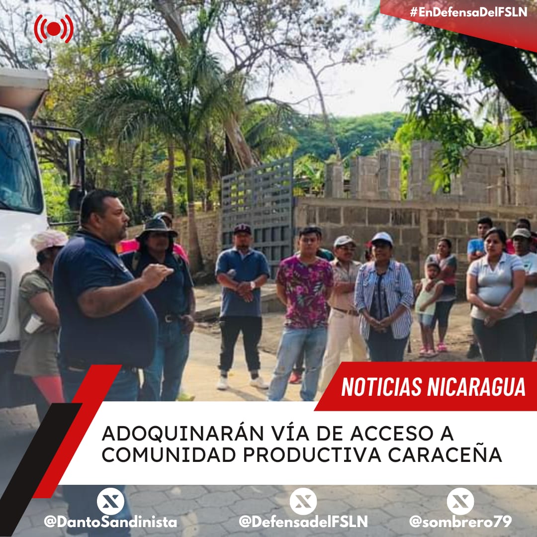 Mejorando las vías de acceso. #Nicaragua avanza #SomosUNAN #SomosUNCSM #4519LaPatriaLaRevolución #ManaguaSandinista