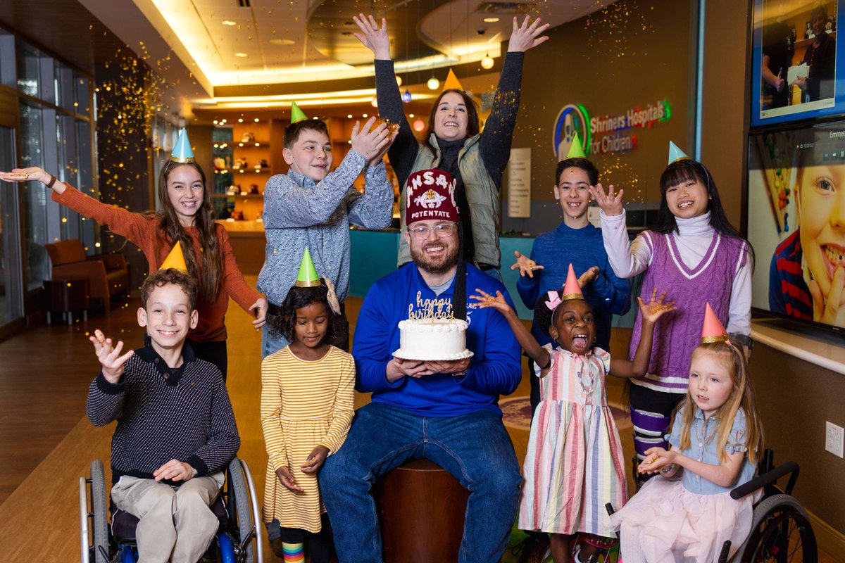 🎉🥳 100 never looked so good! 🥳🎉

On Monday, April 8, get ready to celebrate a century of hope and healing at Shriners Children's St. Louis. 

#ShrinersSTL100 #ShrinersChildrens100 #ShrinersChildrens #PediatricOrthopedics #Kids #Hope