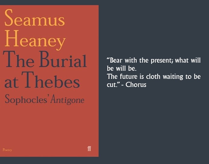 Today we are marking the 20th anniversary of the opening night of the first production of 'The Burial at Thebes' in the Abbey Theatre, Dublin in 2004. Join our online book club next month for a chat about the play!