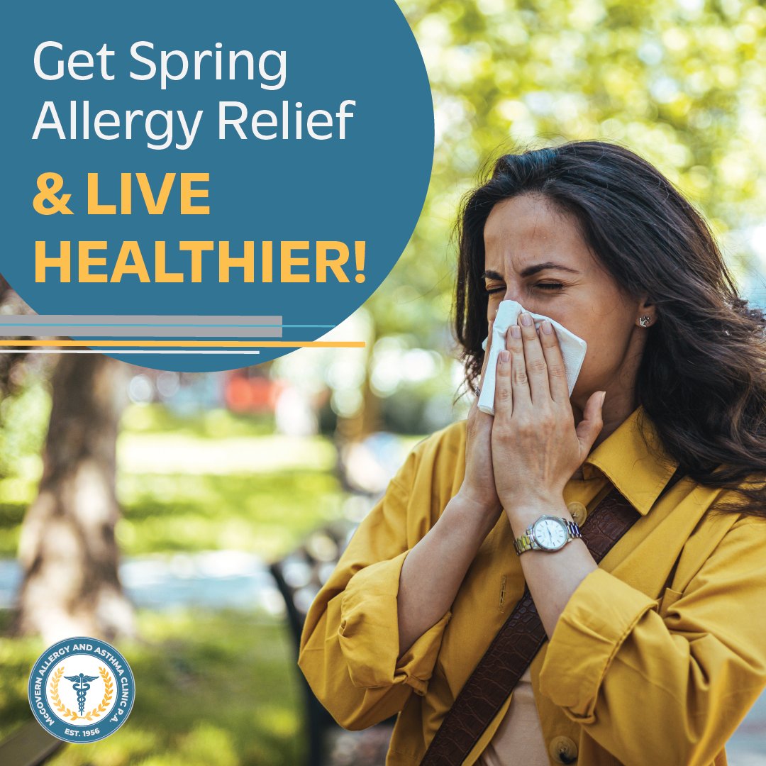 Spring allergies can get in the way of enjoying the beautiful weather. 🌼

Get spring allergy relief and live healthier with McGovern Allergy & Asthma Clinic!

Contact us!
📱 713-661-1444
🌐 mcgovernallergy.com

#McGovernAllergy #houstonallergists #allergyseason