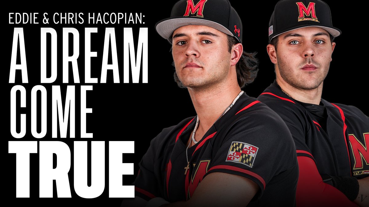 'You couldn't dream up a cooler scenario for a family' After their father starred in College Park, Eddie and Chris Hacopian are attempting to make their own history with @TerpsBaseball ➡️ go.umd.edu/3xpFaDC