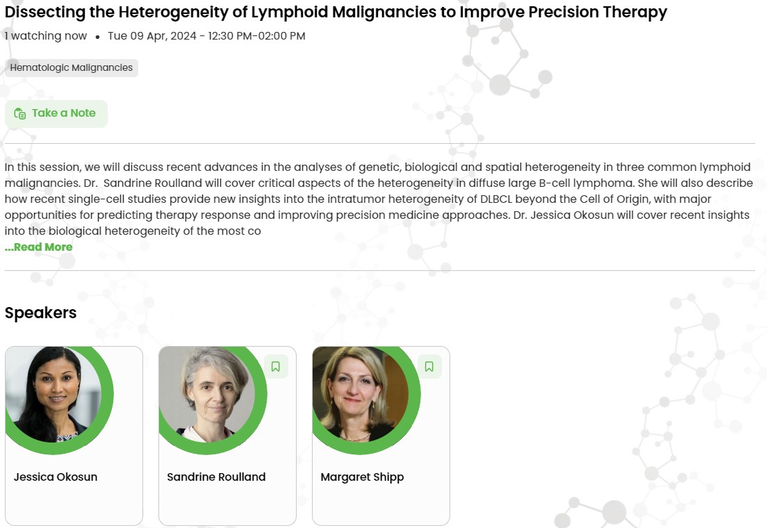 1st time attending #AACR24. Looking forward to speaking in the Advances in Lymphoma session on 9th Apr 12:30-2pm with Margaret Shipp and @SRoulland where we take a deep dive into recent biological advances in 3 #lymphoma subtypes: FL, DLBCL and Hodgkins. Exciting @WomenInLymphoma