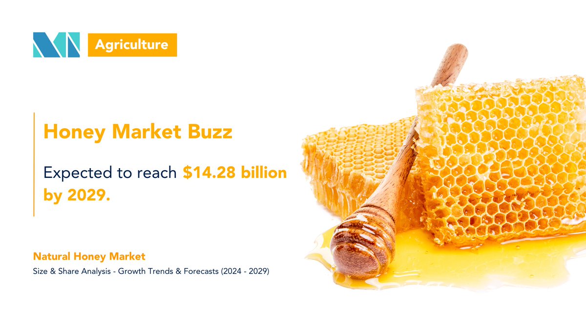 The #NaturalHoneyMarket is buzzing with growth, projected at a CAGR of 5.20% by 2029. With consumers favoring healthy and natural choices over #artificialsweeteners, and a rising #awareness of honey's benefits. 

mordorintelligence.com/industry-repor…

#foodandbeverages #mordorintelligence