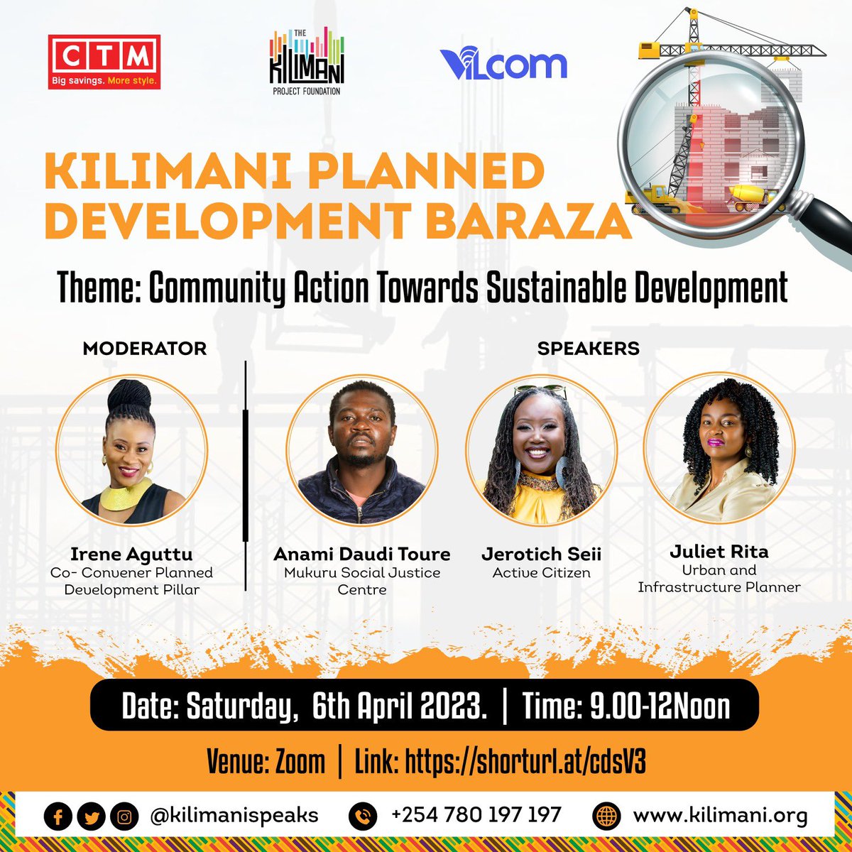 *Tomorrow's webinar* is set to be a game-changer as we explore the crucial role of the communities in development! Leading the conversation is our expert moderator,*Irene Aguttu* *Meet the power house panel* *Jerotich Seii*, a dynamic advocate for sustainable development.