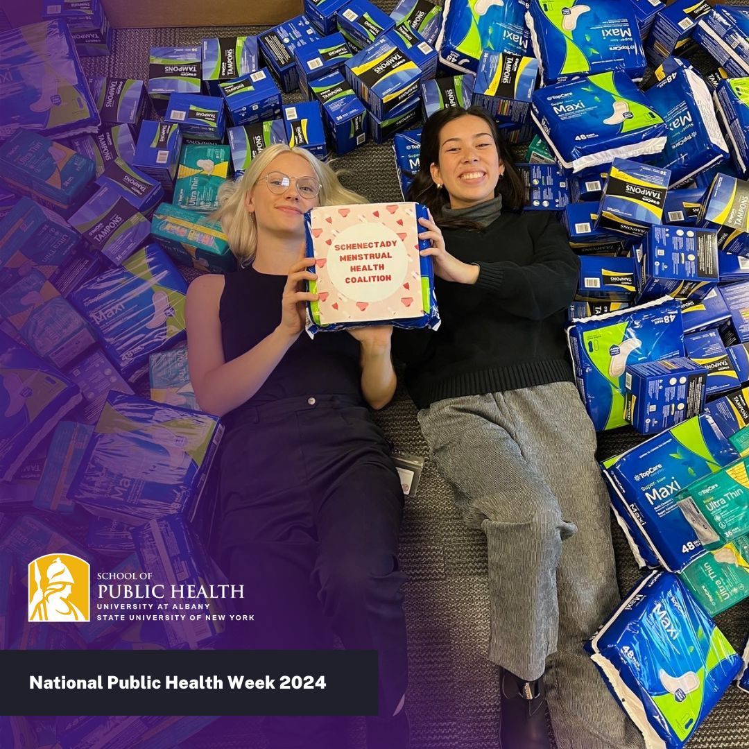 When people have access to quality reproductive & sexual health care and education, they can live happier & healthier lives. UAlbany students Brynn Watkins & Claire Jennings have distributed over 100,000 period products in NY’s capital region. Learn more: buff.ly/49RxVSW