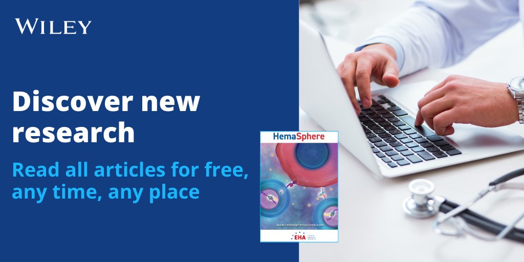 Discover new articles as they publish in @Hemasphere_EHA by signing up for email alerts on Wiley Online Library: ow.ly/462150R8Vae @EHA_Hematology