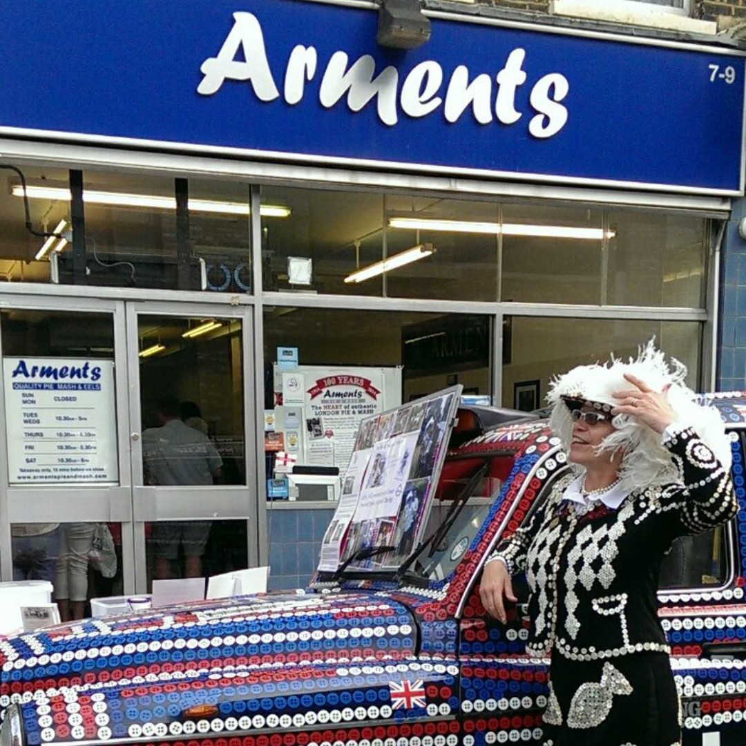 Join us in our 110th birthday celebrations next Saturday, April 13th. We have the wonderful Pearly Queen of St Pancras, Diane Gould, coming along for a sing song and some good old London fun, whilst raising money for Cancer V's Young Lives and Great Ormond Street Hospital.