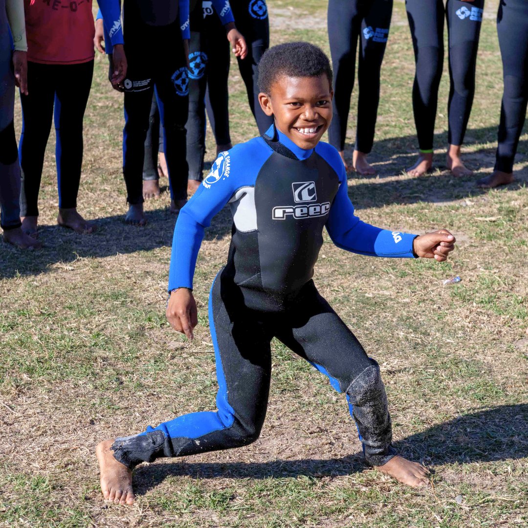 The best surfer out there is the one having the most fun. #Surftherapy #kidswhosurf #wavesforchange #surfingformentalhealth