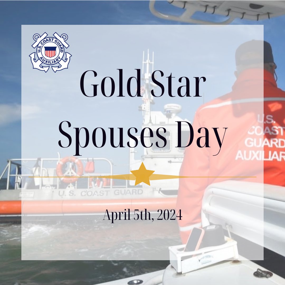 Today, the Auxiliary recognizes the family members of our Coast Guard family who have lost their spouses in the course of their service. 📸 Walt Jennings, 🎨 Auxiliarist Caitlin Engle.