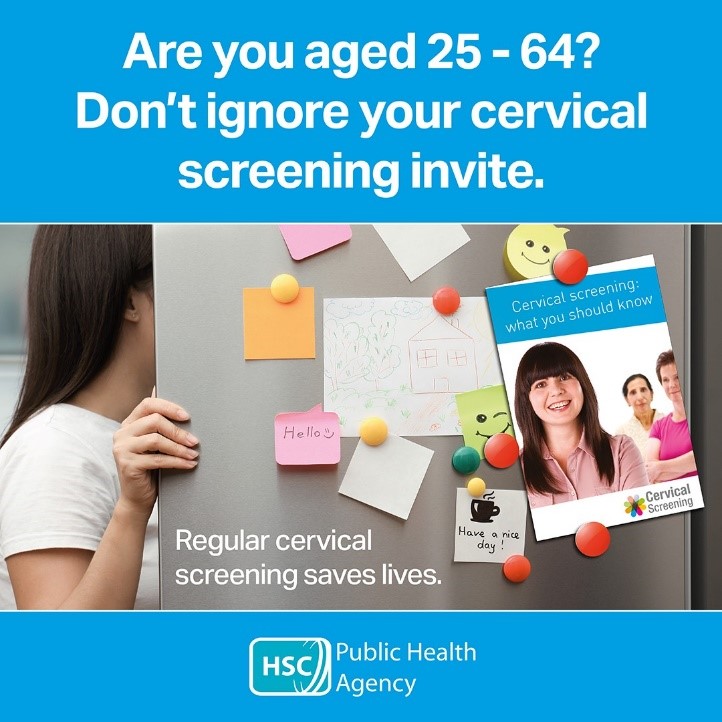 Remember to accept your invite and arrange your cervical screening test as it could be life-saving. # Call into your pharmacy today to find out more about screening services and pick up an information booklet. For more information, visit nidirect.gov.uk/cervical-scree… #LivingWell
