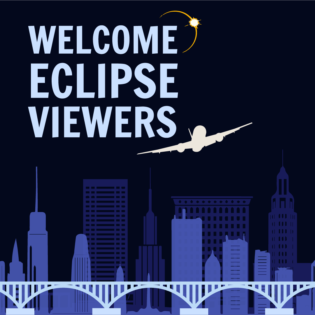 #BUF welcomes you to wonderful WNY for the Solar Eclipse! 🌞🌚 Tag us in your eclipse adventure posts!
