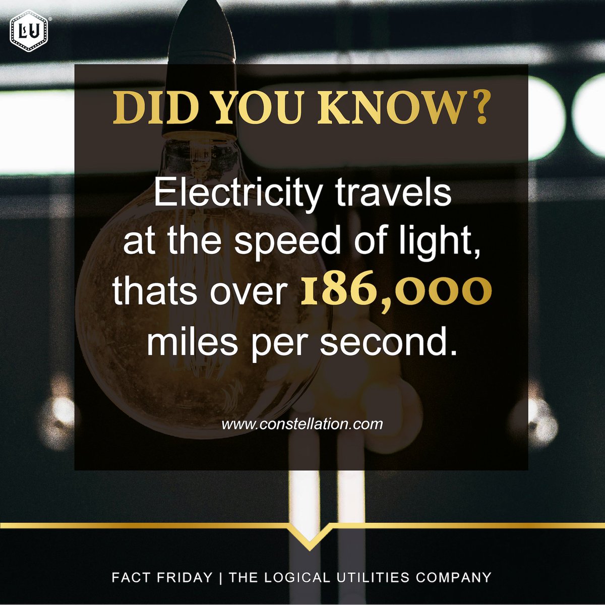⚡ Happy #FactFriday!

Follow Logical Utilities for more fun energy facts ✅

#logicalfunfact #logicalutilities #logical #thelogicalapproach