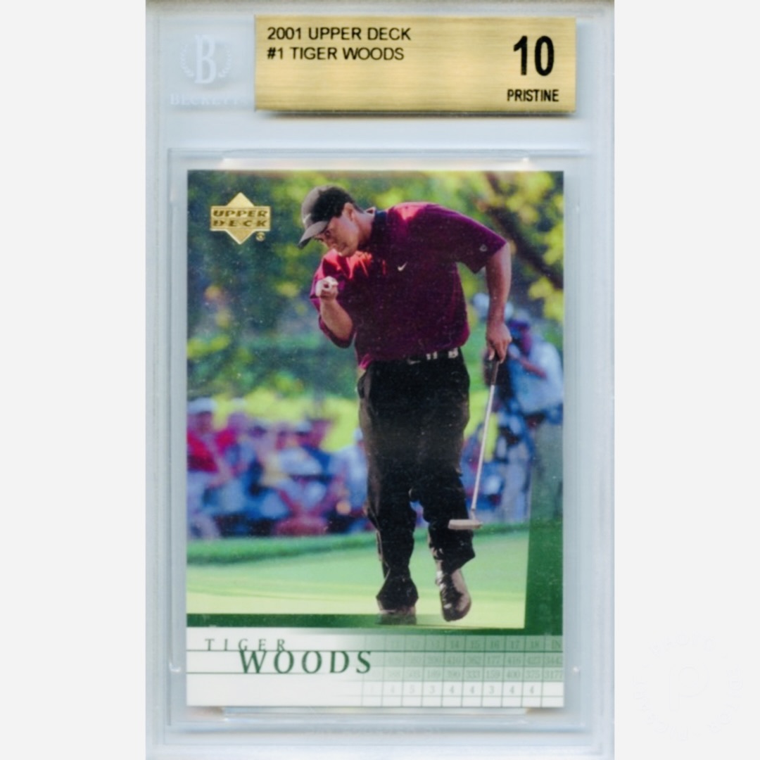 Tiger Woods made a record 24th straight cut at the Masters.  #topps #upperdeck #tigerwoods #themasters #masters #augusta #augustanational #beckettgrading #bgsgraded #psa10 #bgs10 #sportscards #sportscardinvestor #thehobby #showyourhits #rookiecard #whodoyoucollect #tradingcards