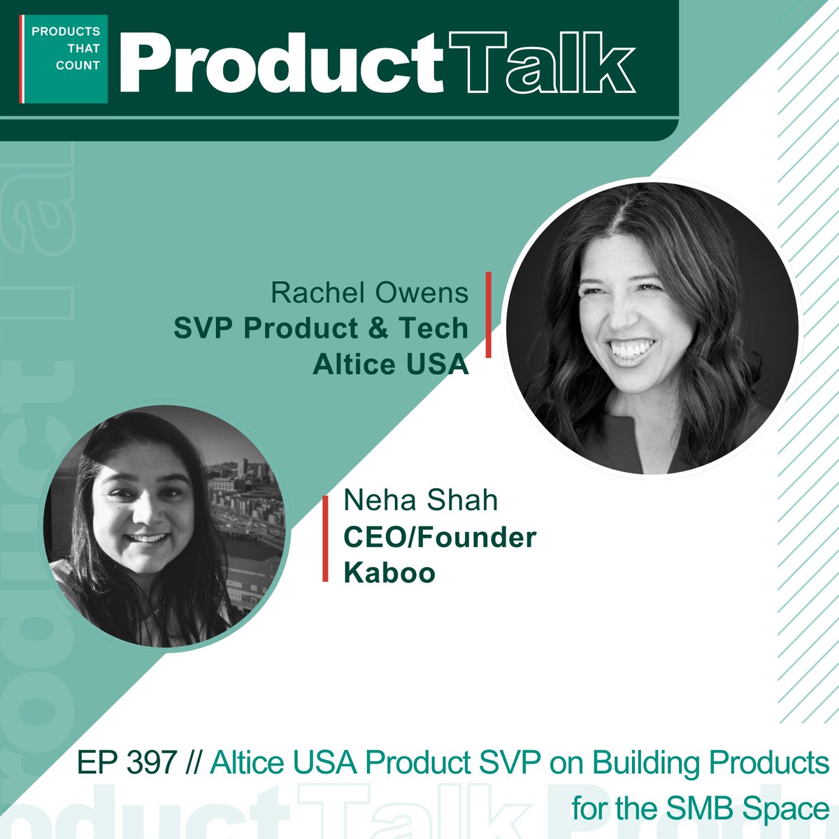 Join us for the latest episode of Product Talk hosted by Kaboo Founder Neha Shah, Altice USA Product & Tech SVP Rachel Owens shares insights from her diverse career journey in product management. Tune in here: productsthatcount.com/altice-usa-pro…