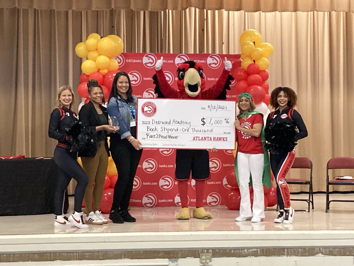Tongelita Balom (@tongelita) on Twitter photo Congratulations <a href="/APSDeerwood/">Deerwood Academy</a> for winning 1st place in the March Race2Read challenge❗️ Thank you <a href="/ATLHawks/">Atlanta Hawks</a> for celebrating our students & staff‼️ <a href="/mrsmediamaven/">Deedre Rice</a> <a href="/APSMediaServ/">APS Media Services</a> <a href="/apsupdate/">ATL Public Schools</a> Congratulations <a href="/APSDeerwood/">Deerwood Academy</a> for winning 1st place in the March Race2Read challenge❗️ Thank you <a href="/ATLHawks/">Atlanta Hawks</a> for celebrating our students & staff‼️ <a href="/mrsmediamaven/">Deedre Rice</a> <a href="/APSMediaServ/">APS Media Services</a> <a href="/apsupdate/">ATL Public Schools</a>