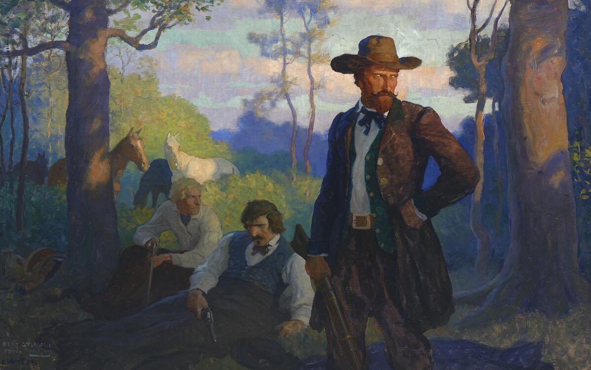 “The James Brothers in Missouri” by N.C. Wyeth.