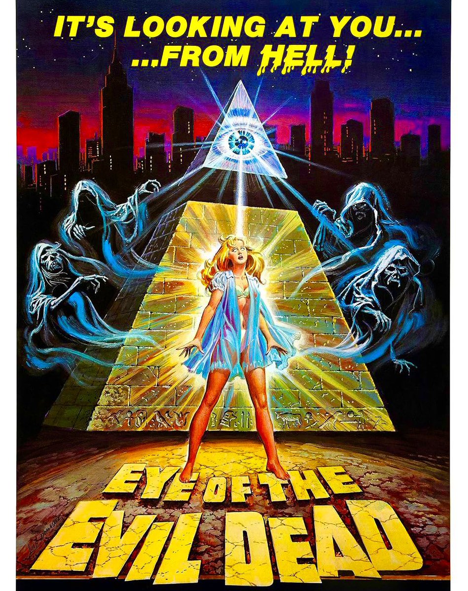 Eye of the Evil Dead (1984 US Theatrical Release Poster) Manhattan Baby 1982 / Italy / Lucio Fulci