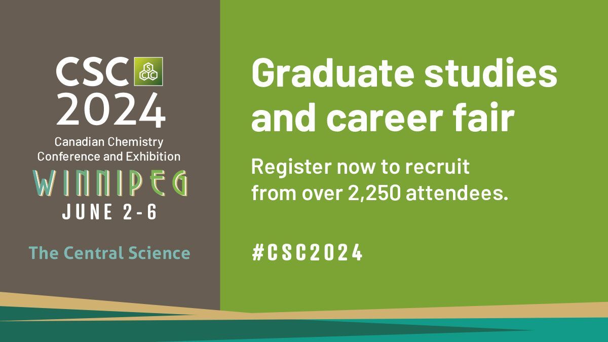 😱 Bought a booth for the CIC National Career Fair at #CSC2024 in Winnipeg yet? The perfect opportunity for representatives to network with #chem talent actively seeking roles, programs, & internships. Reserve your booth today, spots are quickly filling up buff.ly/3Q02tKx