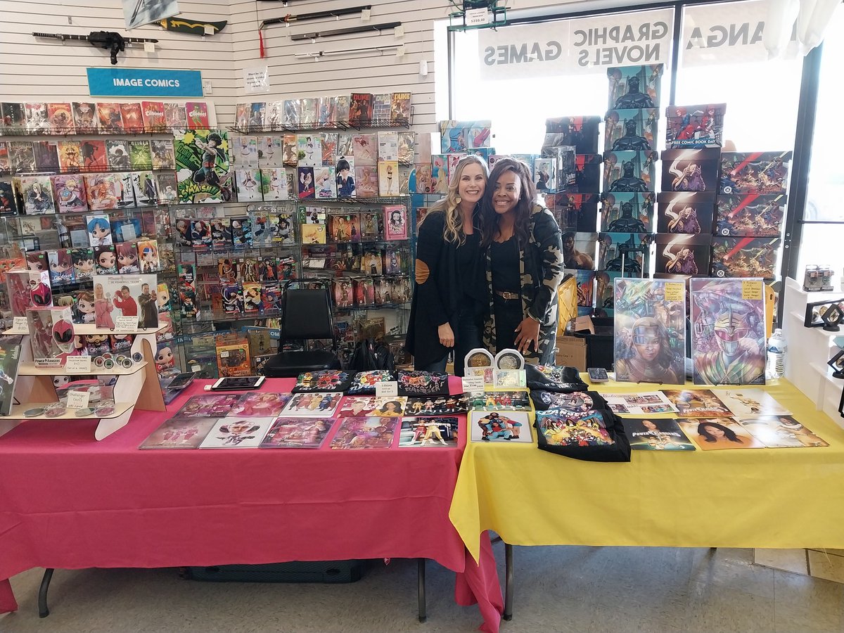 Come on down to meet these two wonderful ladies. We're proud to welcome Catherine Sutherland and Nakia Burrise to our store for an awesome tandem Power Ranger signing event! They will be here from 5pm-8pm CST!