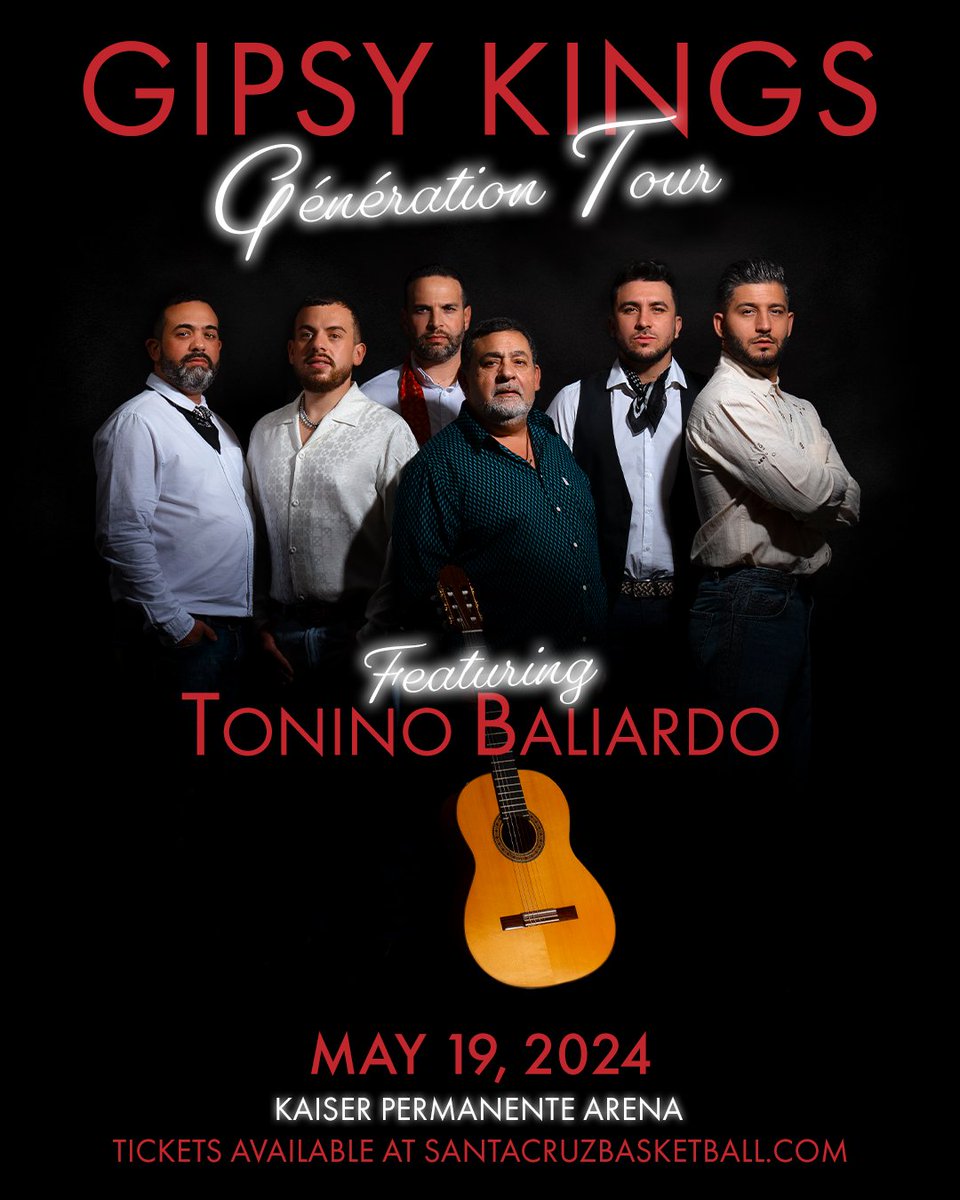 The Gipsy Kings are bringing their Génération Tour to Kaiser Permanente Arena on May 19th! Tickets are on sale NOW ➡️ bit.ly/48awQEz