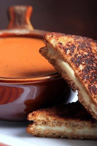 “Grilled cheese and tomato soup is the ultimate comfort meal...” - Ina Garten Barefoot Contessa #NationalGrilledCheeseDay