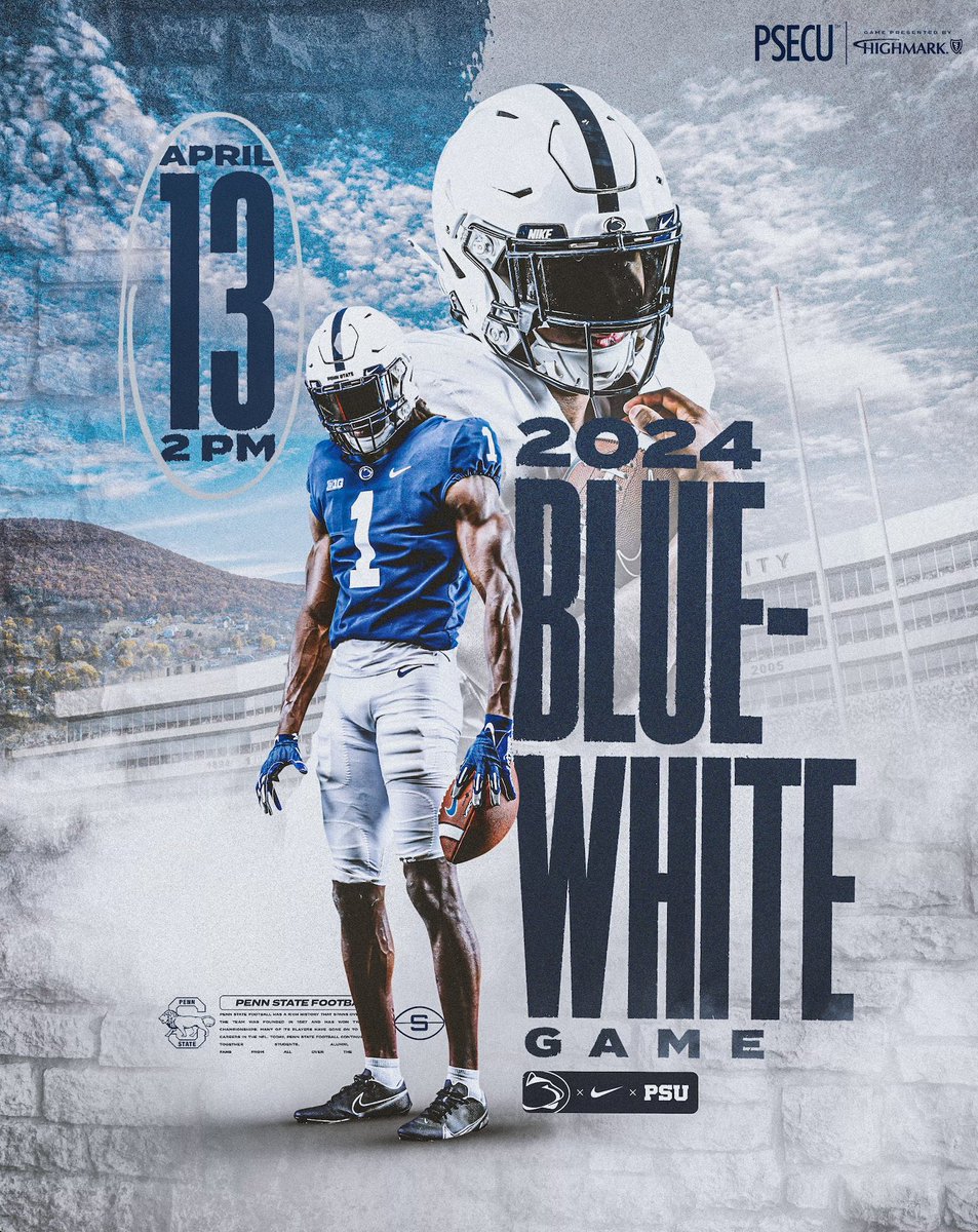 Excited to be in attendance at the @PennStateFball Blue-White Spring Game tomorrow. Ready to learn & take it all in. 💪🏾💙🤍 @PrepRedzonePA @WPIAL_Insider @CoachTerryPSU @coachjfranklin @wpialsportsnews @PAPrepsRivals @PA_TodaySports