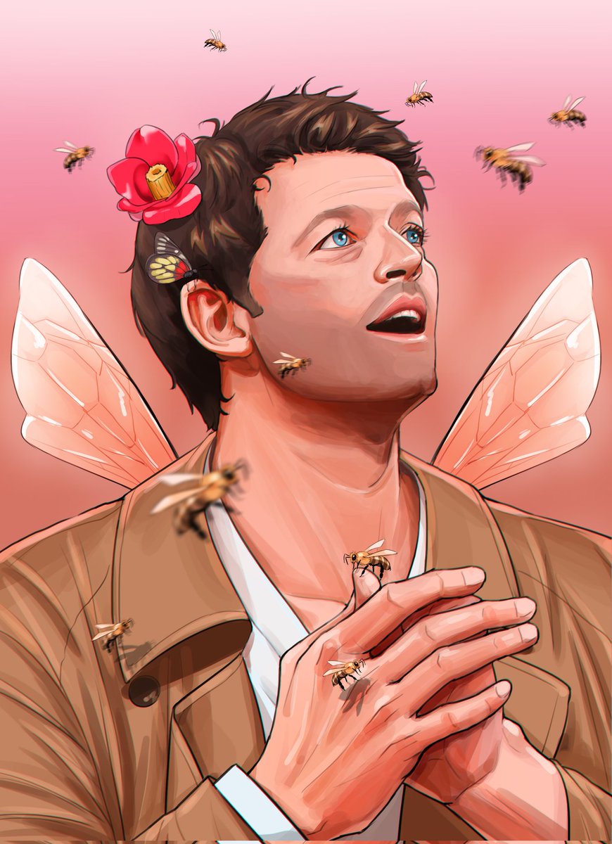 #Castiel 
"I watch bees."🐝