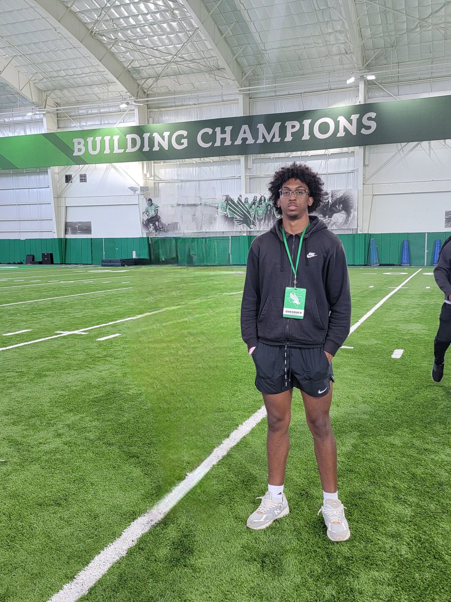 Thanks for having us @UNTFootball @4thQtMentality @BallerzBoot @FormuLA_Scout @DfwSho @Kevinrideau @WLCoachHudson @247Sports @A_Good_30 @scan1ansports