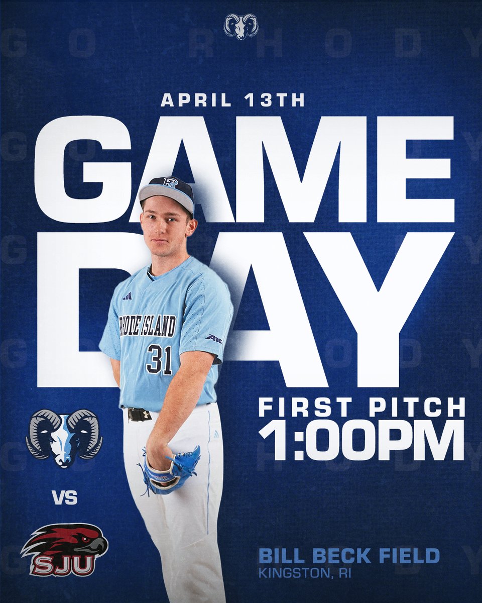 Keep it going... 🤫 

🆚: Saint Joseph's
⏰: 1 p.m.
🏟️: Bill Beck Field
📊: stats.statbroadcast.com/broadcast/?id=…
📺: espn.com/watch/player/_…

#GoRhody