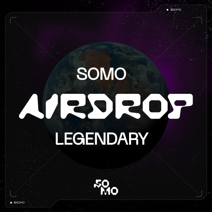 @playsomo 🚀$SOMO LEGENDARY AIRDROP IS LIVE NOW ! 📋How to check eligibility: 1️⃣ Visit: AIRDROP.SOMO-EVENT.COM 2️⃣ Register by connecting your wallet 3️⃣ Follow verification prompts ⏲ Mark it: All users are eligible to register !