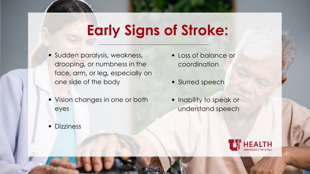 Mini-strokes, or TIAs, might be brief, but they're serious warnings. Learn from @VeronicaMorenoG  why early recognition is crucial and how to prevent future #stroke. 

Read more: healthcare.utah.edu/healthfeed/202… #StrokeAwareness 🧠💪