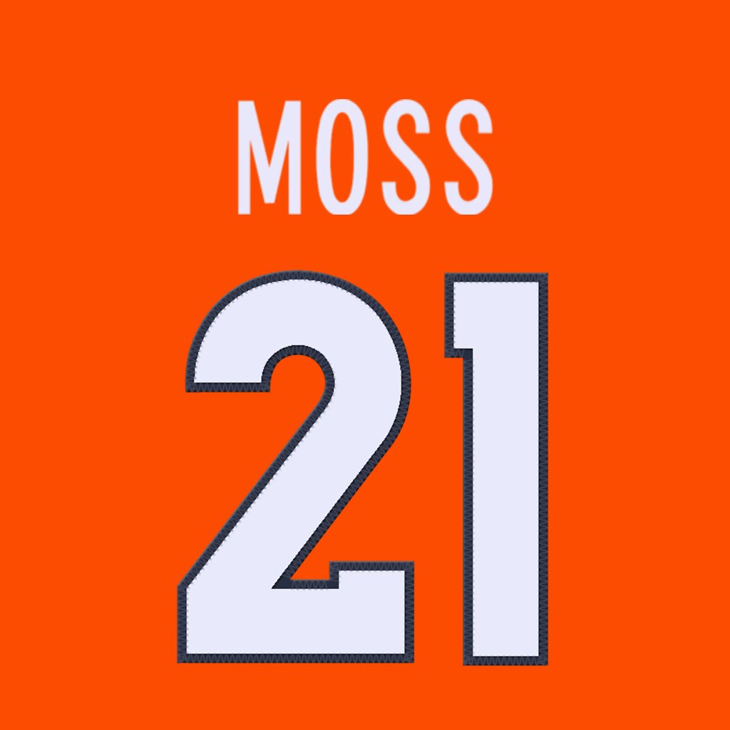 Denver Broncos DB Riley Moss (@R_moss5) is now wearing number 21. Last worn by Essang Bassey. #BroncosCountry