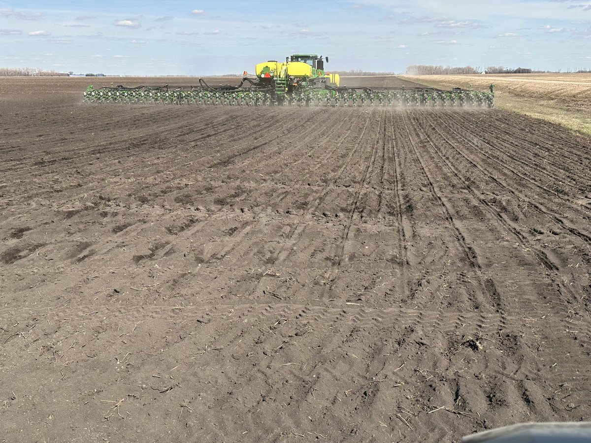 1st acres of beets going in the ground. Have a great planting season everyone. #HongFarms #plant24