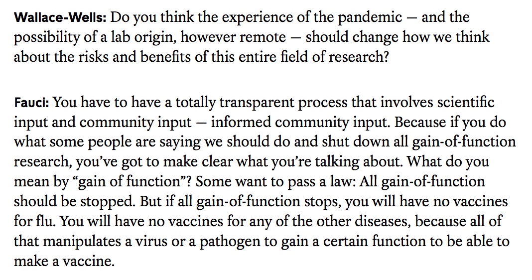 @RobertKennedyJr @SenRandPaul @RandPaul In all of @SenRandPaul's public grilling of Anthony Fauci, he never once asked about the purpose of gain-of-function research, which is to design mRNA shots. Why does he neglect this? Behold the unethical racket: