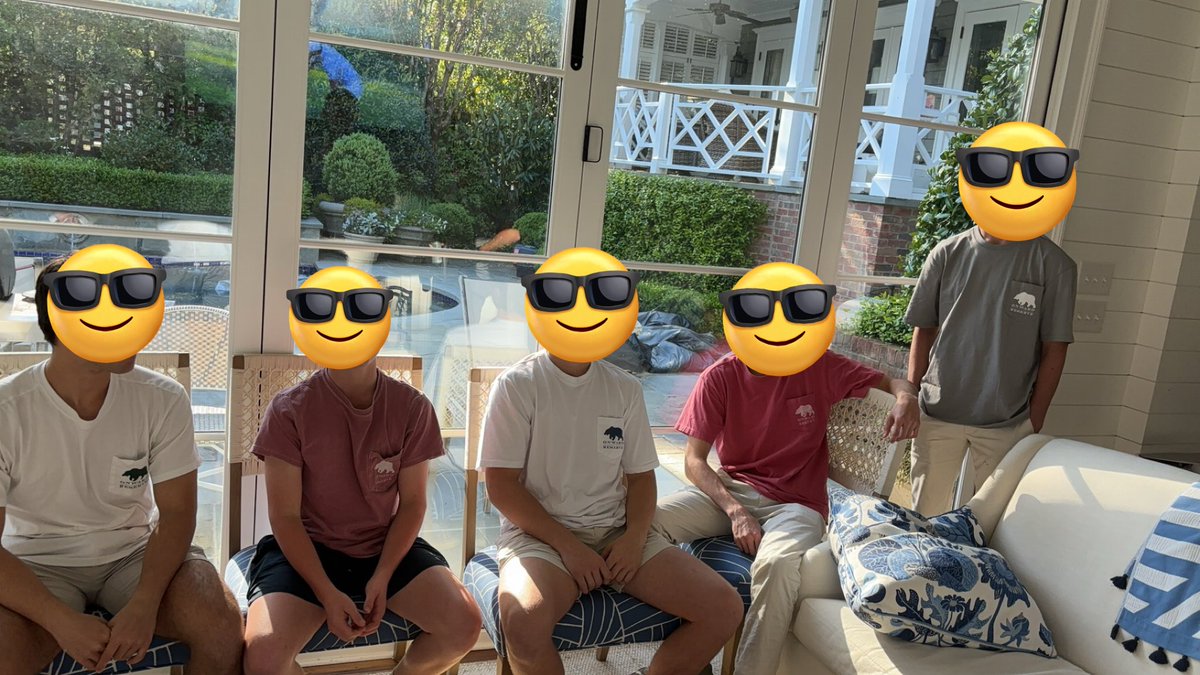 My 15 year old brother had the fellas over, I guess I missed the uniform memo. Jesus fucking Christ