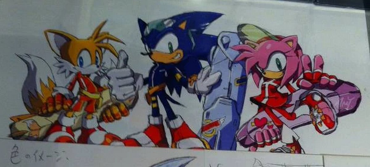 Sonic Riders character concept art. #SonicTheHedgehog