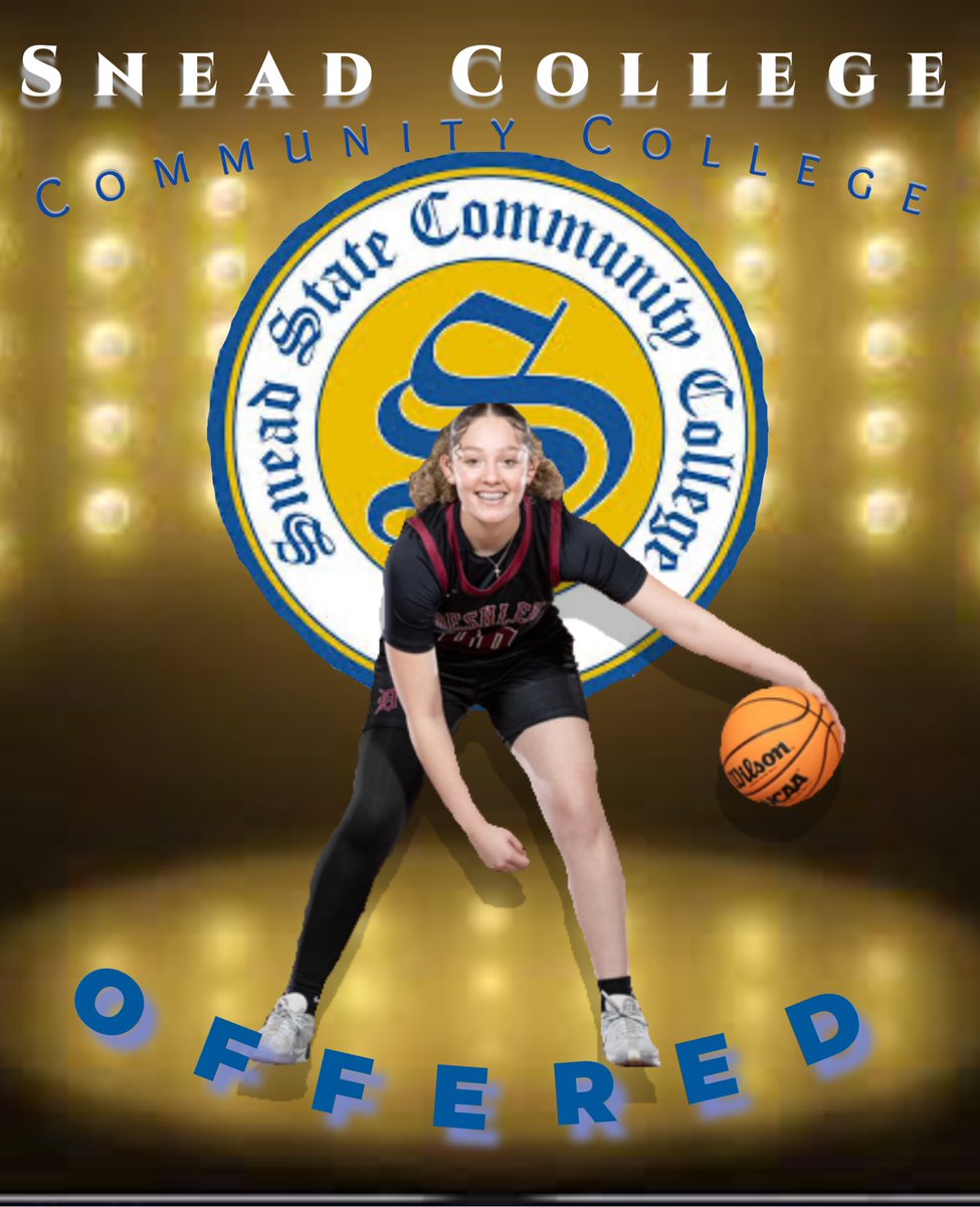 After an amazing conversation with <a href="/SneadWBBCoach/">Coach Kenny Hill</a> I am blessed to receive an offer from Snead State College. Thank you so much for the opportunity!!💞