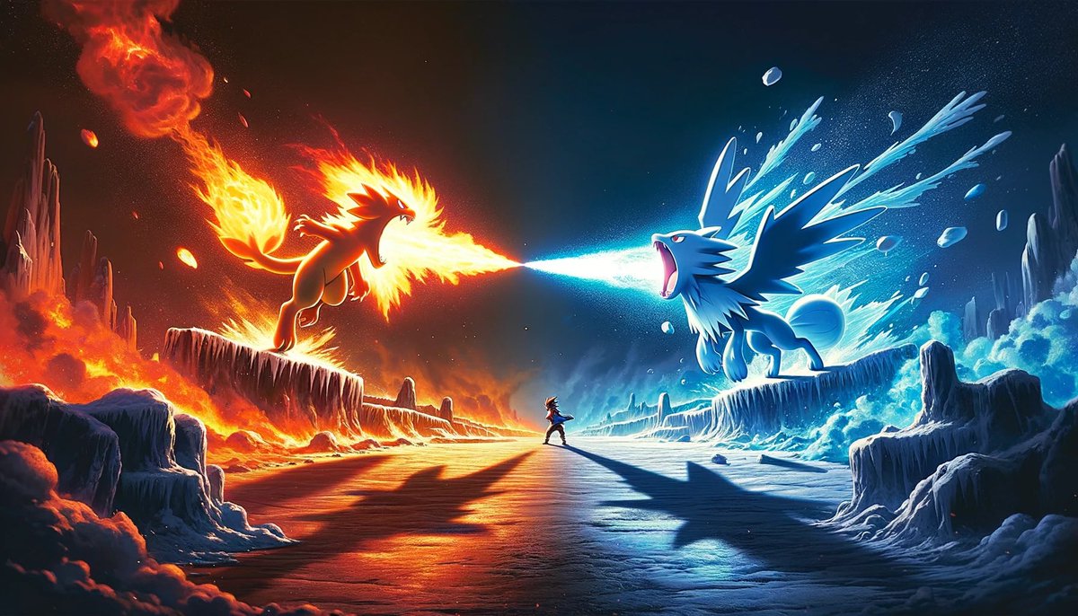 QT your fire and ice art