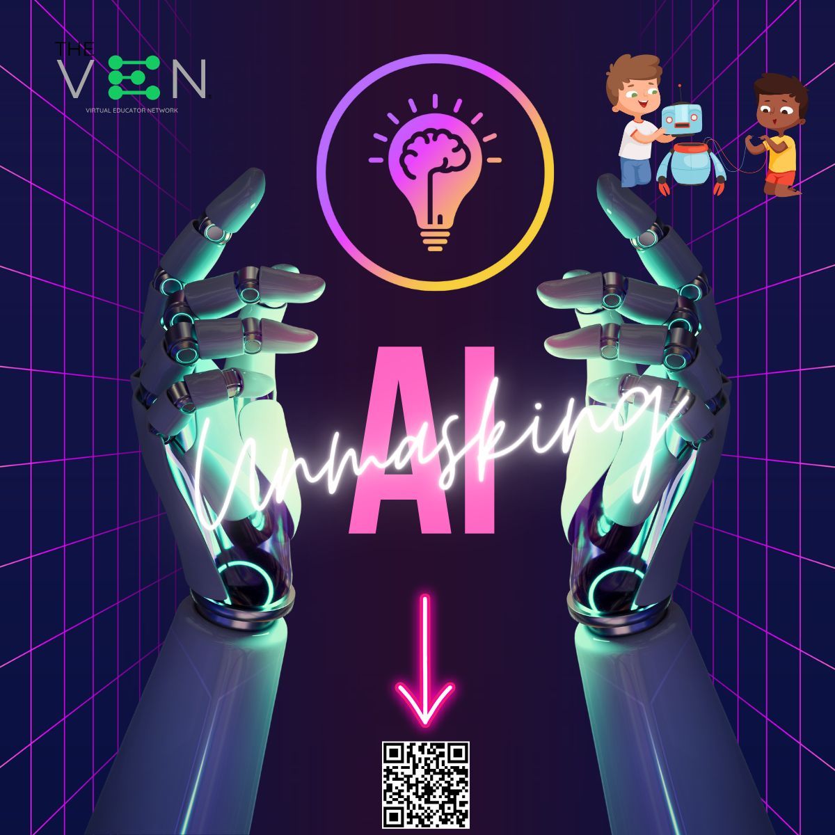 Thanks for participating in the 'UnmaskingAI' discussion this week! Teachers play a key role in preparing students for an AI-driven future.  What will you do to ensure education is at the forefront of the AI conversation! Share your thoughts in the comments. #AI #STEM