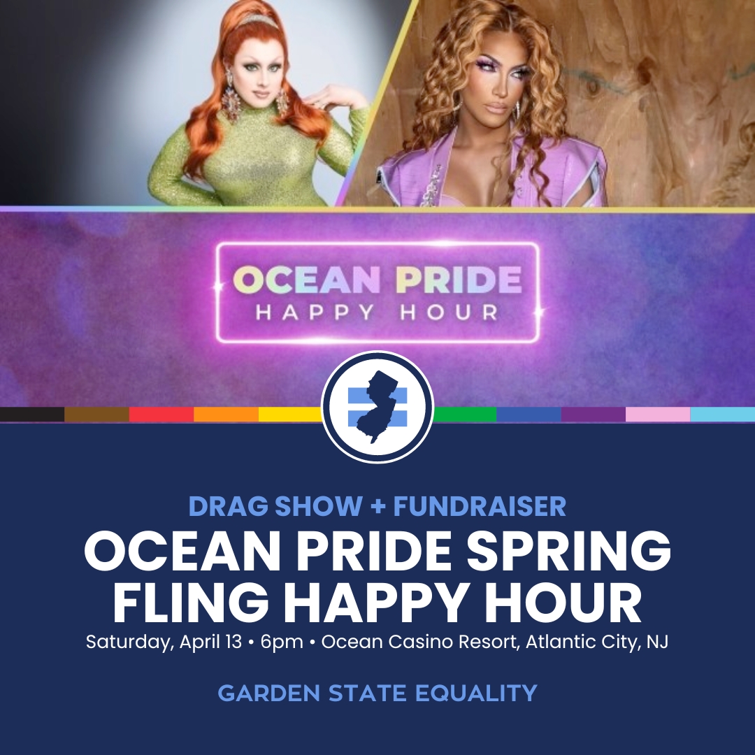 Join our partners at Ocean Casino Resort (@theoceanac) TOMORROW @ 6pm @ Balcony Bar for their Ocean Pride Spring Fling Happy Hour! More info >> theoceanac.com/entertainment/… #LGBTQ #LGBT #queer #trans #transgender #NewJersey #NJ #drag #dragqueen #dragshow #southjersey #atlanticcity