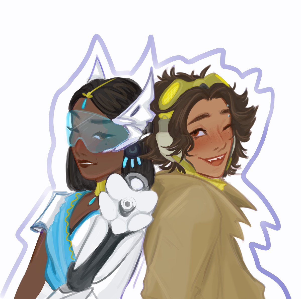 god i just love them sm 
#Overwatch2 #OverwatchFanart #venture #symmetra