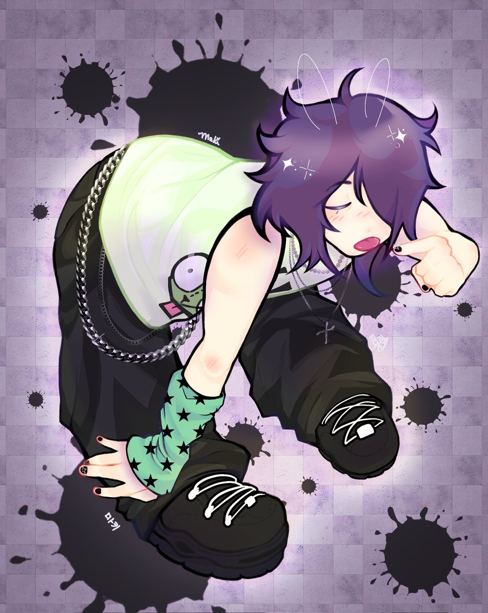 MAKIIII0000's tweet photo. SCENE VIRUS!?!?? 

#drawing #doodle https://t.co/1CJ1xqRT03